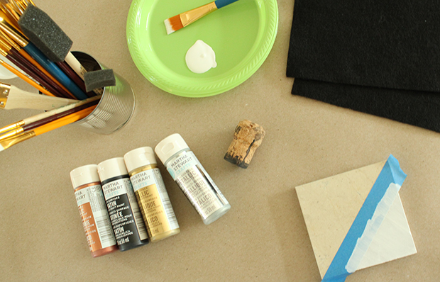 DIY Painted Stone Coasters - Raised by Design
